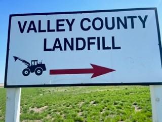 Landfill sign